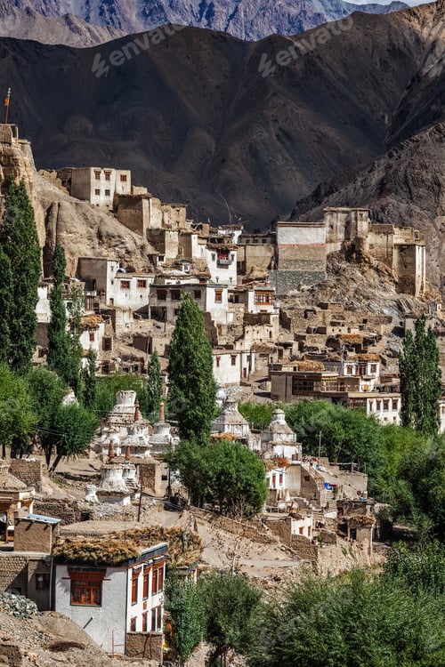 Preview: Lamayuru gompa Buddhist monastery in Himalayas
