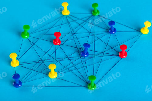 Preview: Network with pins