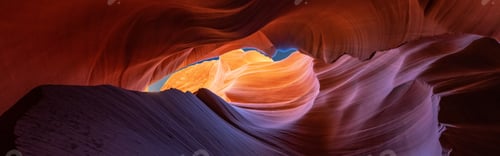 Preview: Closeup of the abstract textures of Antelope Canyon, located in Arizona USA