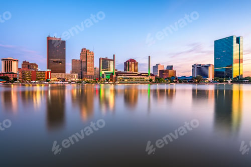 Preview: Toledo, Ohio, USA Town Skyline