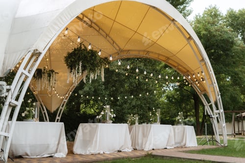 Preview: Banquet hall for weddings, banquet hall with atmospheric decor