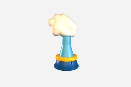 Preview: Factor Chimney 3D illustration