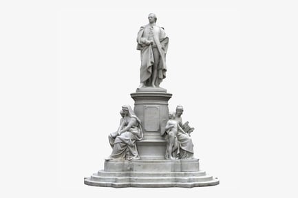 Preview: Goethe Statue with Allegorical Figures