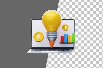 Preview: Ideas Startups 3D Icon