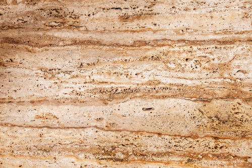 Preview: stony brown-yellow texture with horizontal stripes with scratches and sand