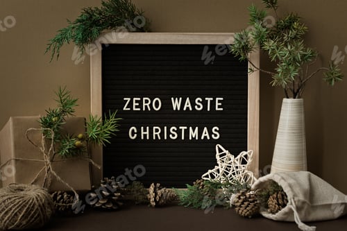 Preview: Zero waste Christmas concept.
