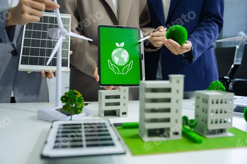 Preview: Renewable energy-based green businesses and global warming.