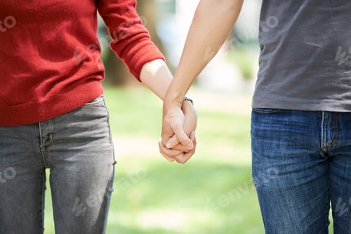 Preview: Couple walking In park