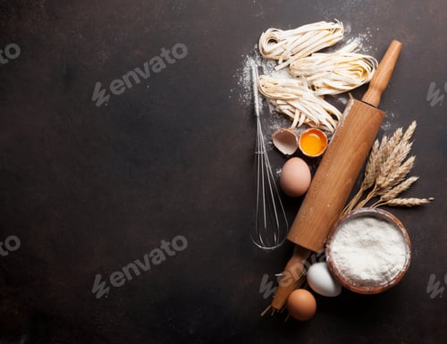 Preview: Pasta cooking ingredients