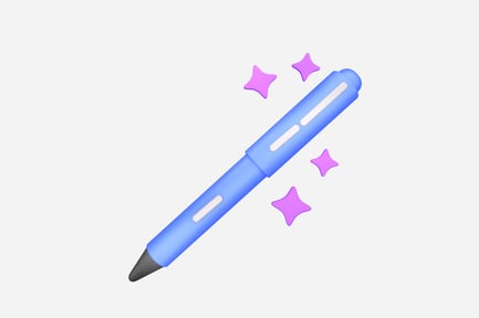 Preview: Digital Pen Stylus 3D Illustration