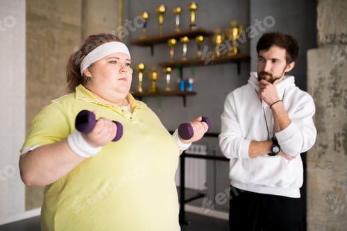 Preview: Coach Training Obese Woman