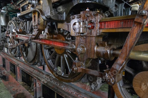 Preview: The train's diesel engine, railway