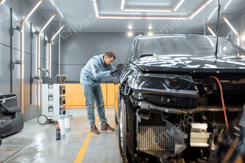 Preview: Filming car body at the vehicle service