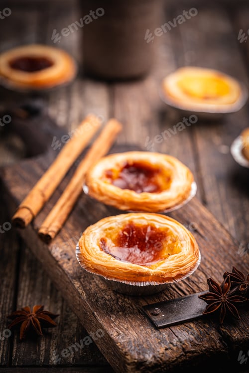 Preview: Portuguese custard tarts or Pastel de Nata