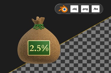 Preview: Zakat 3D Icon