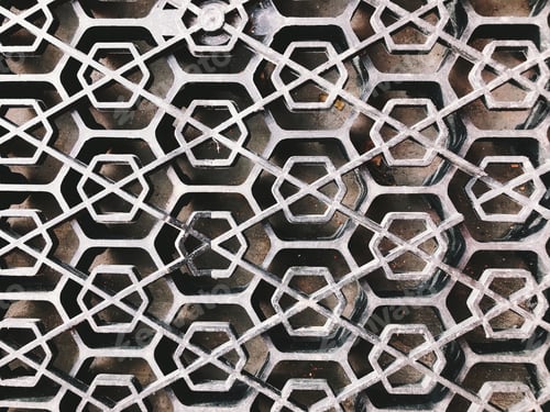 Preview: Metal shape background