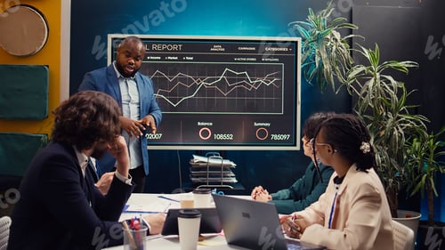 Preview: Digital marketing team attending an innovation and brainstorming meeting