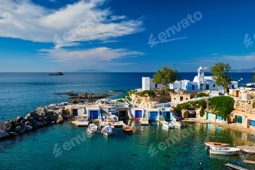 Preview: Mandrakia village in Milos island, Greece
