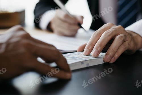 Preview: Individuals are giving bribes to officials in order to commit corruption in lawsuits.