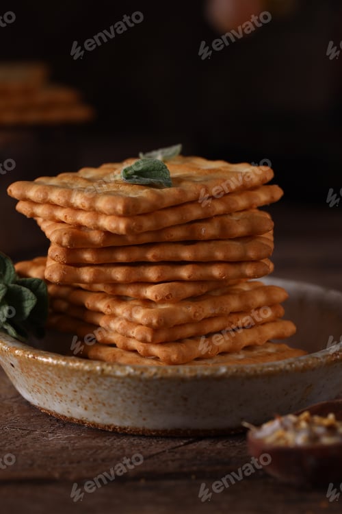 Preview: salty cookie cracker for snack food