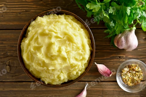 Vista previa: Puré de patatas, vista desde arriba