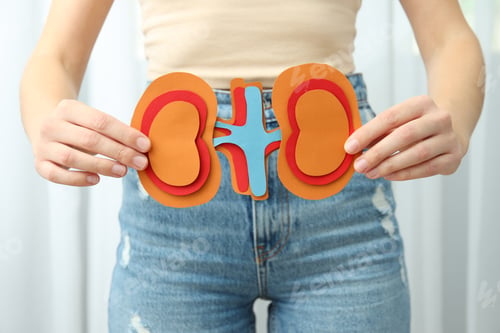 Preview: Kidneys in human hands, concept for national kidney day.