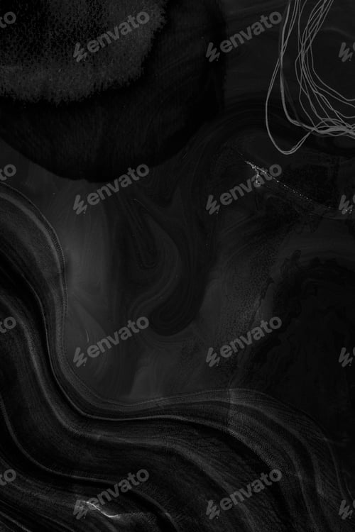 Preview: Dark tone Neo Memphis social background illustration