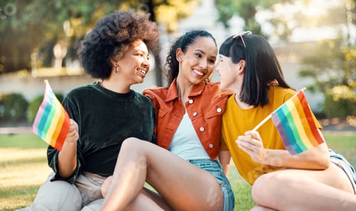 Preview: A friend is one who overlooks your broken fence. Shot of a group of friends sitting in a park.