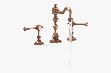 Preview: Ornate Bronze Bathroom Sink Faucet