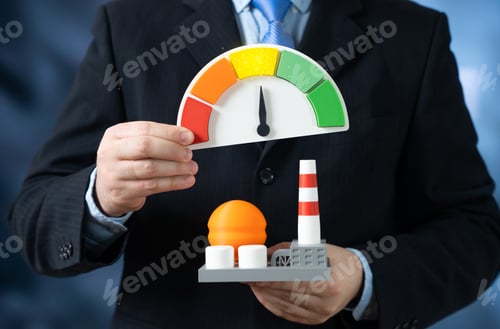 Preview: An industrial plant is showing mediocre performance. Environmental pollution levels.