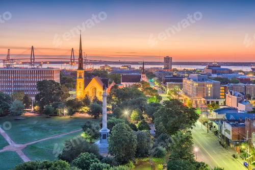 Preview: Charleston, South Carolina, USA Cityscape