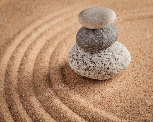 Preview: Japanese Zen stone garden