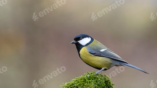 Preview: Great Tit Sitting on a Stick
