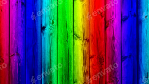 Preview: candy color wooden wall