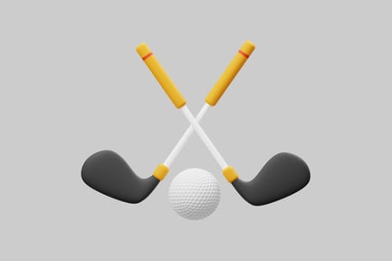 Preview: Golf clubs and ball.