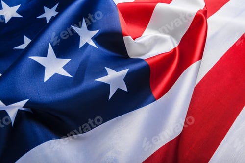 Preview: Patriotic American Flag Background for Festive Celebration