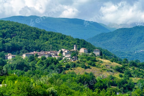 Preview: Old Salaria road near Ascoli Piceno, Marche, Italy