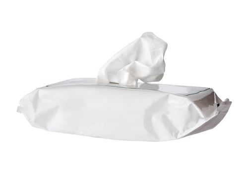 Preview: Tissue box isolated on white