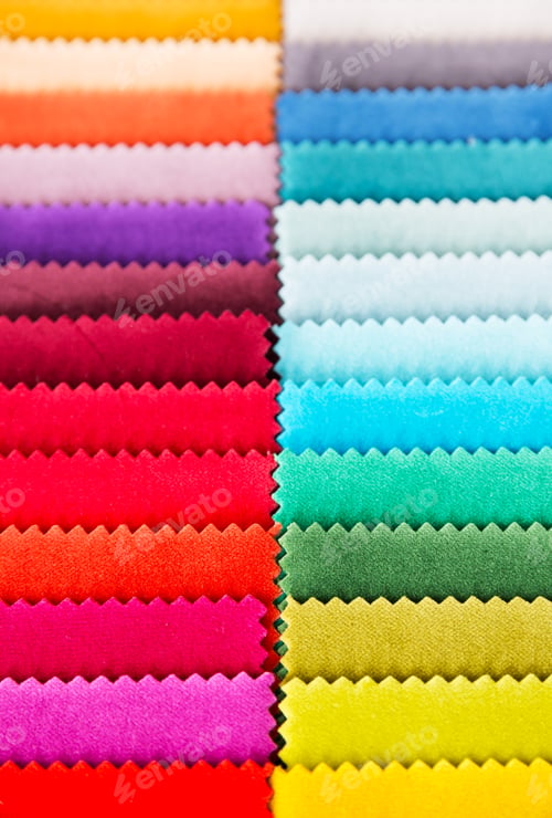 Preview: Multi Color Fabric Texture Samples