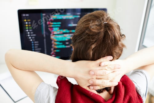 Preview: Relaxing while analyzing code on computer