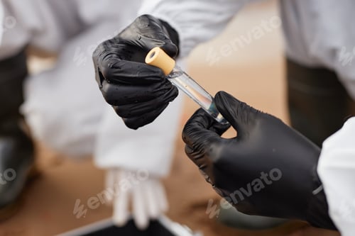 Preview: Man in Hazmat Gear Doing Probes