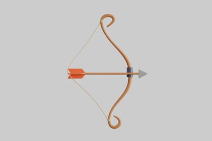 Preview: Wooden bow and arrow set