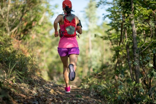 Preview: Trail running in forest