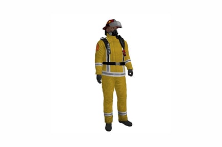 Preview: Firefighter in protective gear