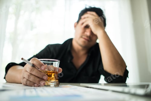 Preview: Young business people are suffering from headaches
