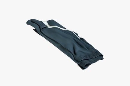 Preview: Folded Blue Sport Jacket with White Stripe