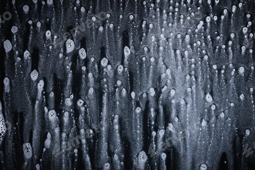 Preview: Drops- Liquid Foam. Fluid Aqua- Abstract Pattern Nature. Background- Cleansing Wash. Shampoo