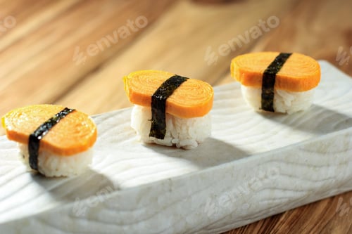 Preview: Tamago Nigiri Egg Sushi