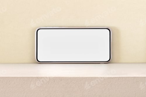 Preview: Modern smartphone with blank screen