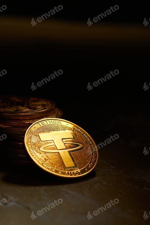 Preview: Golden cryptocurrency Tether